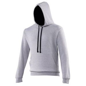 Awdis, Kapuzenpullover Kapuzensweatshirt Damen Grau S, AWDis - Kapuzenpullover KapuzenSweatshirt, für Damen, Grau, Größe S