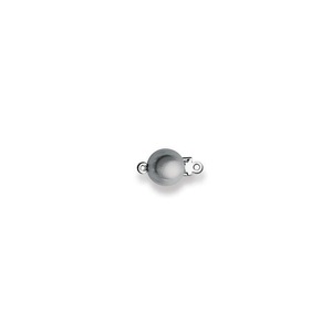 MUAU Schmuck, Verschluss Weissgold 750, 8x18mm Damen ONE SIZE, 