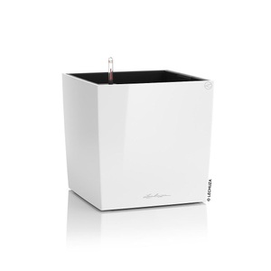 Lechuza, Lechuza Blumentopf Cube 30 Weiss, Lechuza Blumentopf Cube 30 Weiss hochglanz