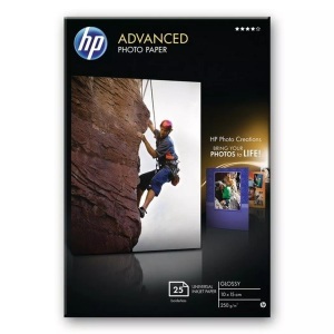 Hp, HP Q8691A - (Weiss), Hewlett Packard Advanced Foto Papier, 10 x 15cm, 250g, glossy, Q8691A, (25 Blatt)