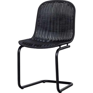 mutoni living, Stuhl Willem In- & Outdoor schwarz, Stuhl Willem In- & Outdoor schwarz