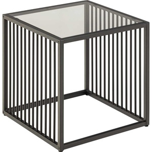 mutoni scandi, Beistelltisch Iola Glas schwarz 40