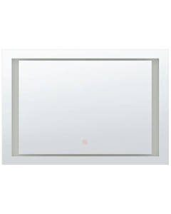 Beliani, Beliani Badspiegel mit LED-Beleuchtung rechteckig 60 x 80 cm EYRE, Beliani Badspiegel mit LED-Beleuchtung rechteckig 80 x 60 cm EYRE