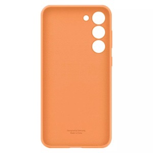 Samsung, Samsung - Galaxy S23 5G Silikon Cover Hülle (EF-PS911TOEGWW) - Orange, 