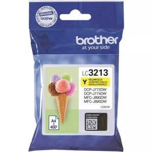 Brother, Brother LC-3213Yyellow Tintenpatrone, Brother Tintenpatrone, gelb, LC-3213Y, (400 Seiten)