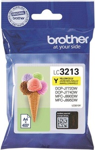 Brother, Brother LC-3213Yyellow Tintenpatrone, Brother Tintenpatrone, gelb, LC-3213Y, (400 Seiten)