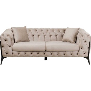 Kare Design, Sofa Bellissima 2-Sitzer Velvet beige, KARE Design - Sofa Bellissima 2-Sitzer Velvet, One Size, Beige