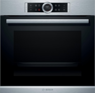 Bosch, Bosch Hbg675Bs1 - Backofen (Edelstahl), Bosch Einbaubackofen HBG675BS1 Silber A+