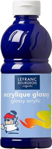 LEFRANC, LEFRANC Acrylfarbe Glossy 500 ml, Ultramarine, LEFRANC Acrylfarbe Glossy 500 ml, Ultramarine