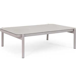 mutoni lifestyle, Garten Beistelltisch Florencia hellgrau 120x75, Garten Beistelltisch Florencia hellgrau 120x75