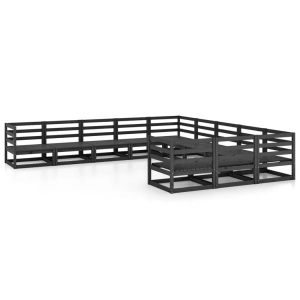 vidaXL, vidaXL 11-tlg. Garten-Lounge-Set Massivholz Kiefer, vidaXL 11-tlg. Garten-Lounge-Set Massivholz Kiefer