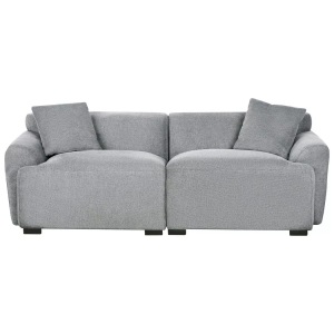 Beliani, Beliani - 3 Sitzer Sofa aus Stoff Modern KORIO, One Size, Taubengrau