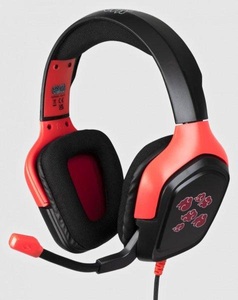 Könix, KONIX Naruto Shippuden - Akatsuki - Gaming-Headset (Schwarz/Rot), KONIX - Naruto Gaming Headset - Akatsuki black/red