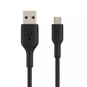 Belkin, Belkin Micro-USB/USB-A 1m PVC schwarz, Belkin USB-Ladekabel Boost Charge USB A - Micro-USB B 1 m