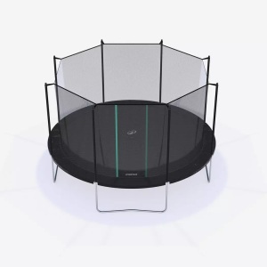 DOMYOS, DOMYOS - Trampolin TRAMPOLINE 420, One Size, Schwarz