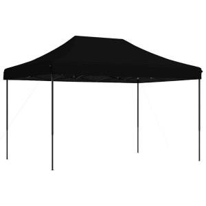 vidaXL, vidaXL Partyzelt Faltbar Pop-Up Schwarz 410x279x315 cm, vidaXL Partyzelt Faltbar Pop-Up Schwarz 410x279x315 cm