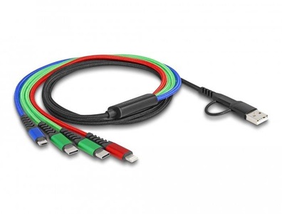 Delock, Delock USB-Ladekabel USB A/USB C - Lightning/Micro-USB B/USB C, Delock USB-Ladekabel USB A/USB C - Lightning/Micro-USB B/USB C