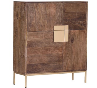 Jack und Alice, home24 Kommode Lyss, Hochkommode Royal Wood 100x118