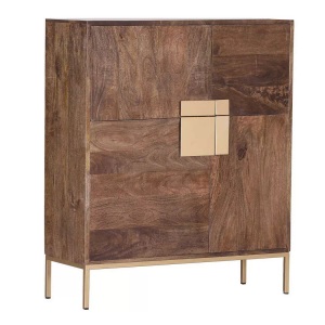 Jack und Alice, home24 Kommode Lyss, Hochkommode Royal Wood 100x118