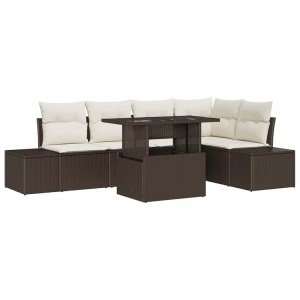 vidaXL, VidaXL - Garten-sofa poly-rattan, One Size, Braun, VidaXL - Garten-sofa poly-rattan, One Size, Braun