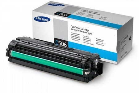Samsung, Samsung CLT-C506L Cyan Tonerkartusche mit hoher Reichweite, Samsung Toner, blau, CLT-C506L, (3'500 Seiten)