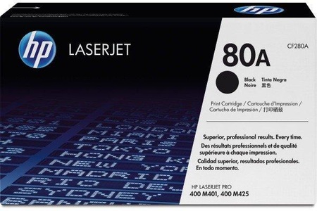Hp, Original Tonerpatrone schwarz HP CF280A, Hewlett Packard Toner, schwarz, No.80A, CF280A, (2'700 Seiten)