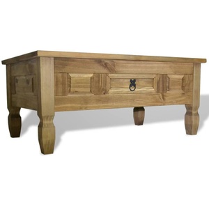 Diverse Hardware, Couchtisch im Mexiko-Stil Kiefer Corona 100 x 60 x 45 cm