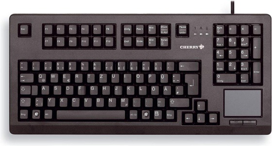 Cherry, CHERRY G80-11900 USB-Tastatur Schweiz, QWERTZ, Windows® Schwarz, Cherry - TouchBoard USB, Schweiz, Schwarz