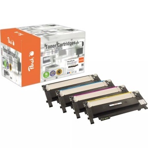 Peach, Peach Spar Pack Tonermodule kompatibel zu Samsung CLT-404S, Peach S404 4 Toner (bk, c/m/y) ersetzt Samsung CLT-P404C, SU365A für z.B. Samsung Xpress C 430, Samsung Xpress C 430 W, Samsung Xpress C 480