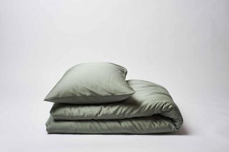 Journey Living, Journey Living - Kopfkissenbezug Braga, Eucalyptus, 40 x 60 cm, Journey Living Kissenbezug Braga