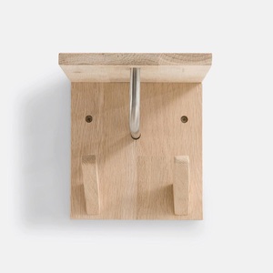 LA REDOUTE INTERIEURS, Wandgarderobe/Regal SLOFIA, 2 Haken, Eiche hell