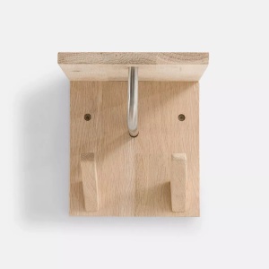 LA REDOUTE INTERIEURS, Wandgarderobe/Regal SLOFIA, 2 Haken, Eiche hell