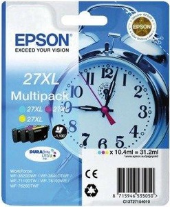 Epson, Epson C13T27154010 - Tintenpatrone, Epson Tintenpatrone, blau/gelb/rot, Multipack, T271540, (1'100 Seiten)