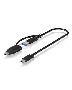 ICY BOX, Kabel IB-CB033, USB-C > USB-A + USB-C, ICY BOX USB-Kabel IB-CB033 USB C - USB A 0.35 m