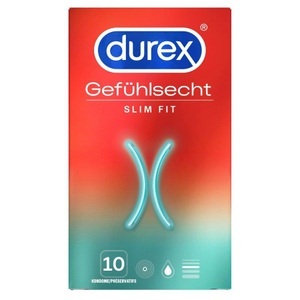 Durex, Durex Gefühlsecht Slim Fit 10, Durex Feeling Sensual Kondom Slim Fit