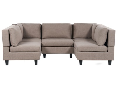 Beliani, Modulsofa aus Polyester Modern UNSTAD Modulsofa aus Polyester Modern UNSTAD, 
