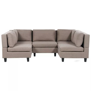 Beliani, Modulsofa aus Polyester Modern UNSTAD Modulsofa aus Polyester Modern UNSTAD, 