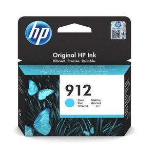 HP Supplies, HP 912 Tinte cyan, HP 912 Original Tintenpatrone 3YL77AE Cyan