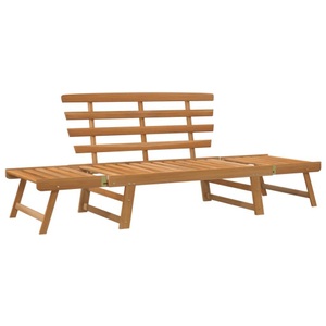 vidaXL, vidaXL Gartenbank 2-in-1 190 cm Massivholz Akazie