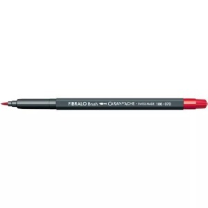 Caran d'ache, CARAN D'ACHE Classic Fibralo Brush 186.07 scharlachrot, Caran d'Ache Classic Fibralo Brush, scharlachrot, 186.070