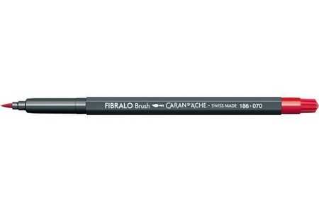 Caran d'ache, CARAN D'ACHE Classic Fibralo Brush 186.07 scharlachrot, Caran d'Ache Classic Fibralo Brush, scharlachrot, 186.070