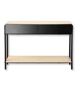 Casâme, Konsole im Industrial-Stil mit 2 en Schubladen und Regal Konsole im Industrial-Stil mit 2 en Schubladen und Regal, 