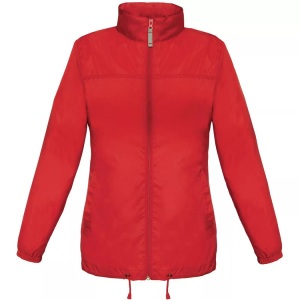 B and C, B&c Sirocco Jacke, Leicht Damen Rot Bunt M, B and C - B&C Sirocco Jacke, Leicht, für Damen, Rot Bunt, Größe M