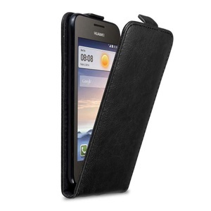 Cadorabo, Hülle für Huawei Y3 Y3C Y330 Y331 Y360 mit Magnetverschluss, 