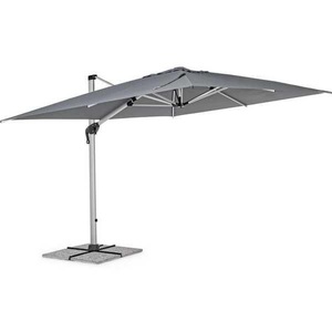 mutoni Garten Deluxe, Sonnenschirm Ines 300x400 eloxiert-dunkelgrau, Sonnenschirm Ines 300x400 eloxiert-dunkelgrau