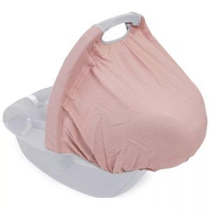 Liebes von Priebes, Musselin Sonnendach Für Babyschale Lilli Altrose Unisex, Liebes von Priebes - Musselin Sonnendach f?r Babyschale Lilli