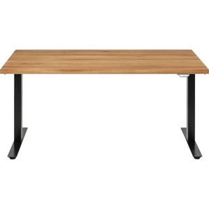 Kare Design, Tisch Office Symphony Eiche Schwarz 160x80, Tisch Office Symphony Natur schwarz 160x80