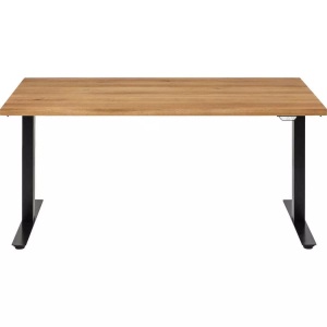 Kare Design, Tisch Office Symphony Eiche Schwarz 160x80, Tisch Office Symphony Natur schwarz 160x80