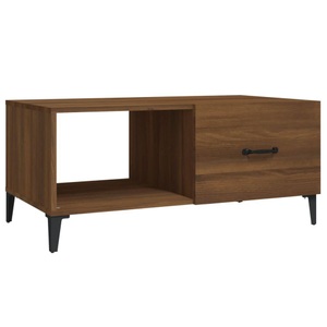 vidaXL, vidaXL Couchtisch Braun Eichen-Optik 90x50x40 cm Holzwerkstoff