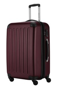 Hauptstadtkoffer, Hauptstadtkoffer Hartschalen-Trolley ´´Trolley Spree´´, 4 Rollen, Hauptstadtkoffer - Spree Koffer Hartschale M matt mit TSA, ONE SIZE, One Size, Dunkelrot